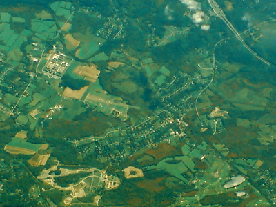 Stormville from 30,000 feet