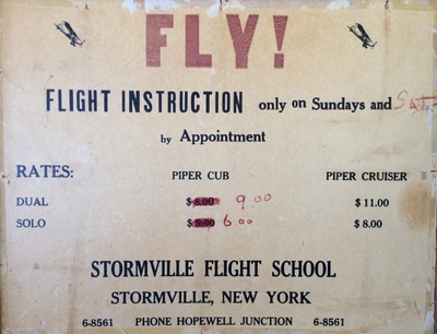 Learn to Fly at Stormville, about 1958