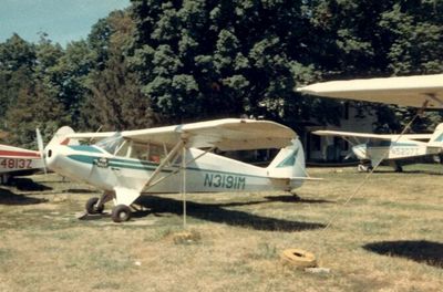 Airplanes in the back yard.